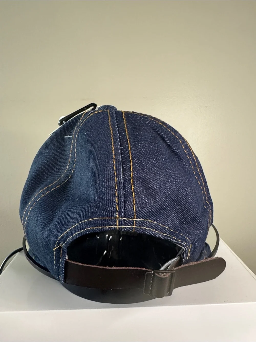 Women's Rhinestone Heart Denim Cap NWT